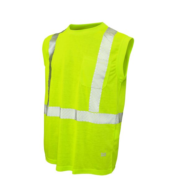 Polyester Jersey Sleeveless Safety T-Shirt Thumbnail