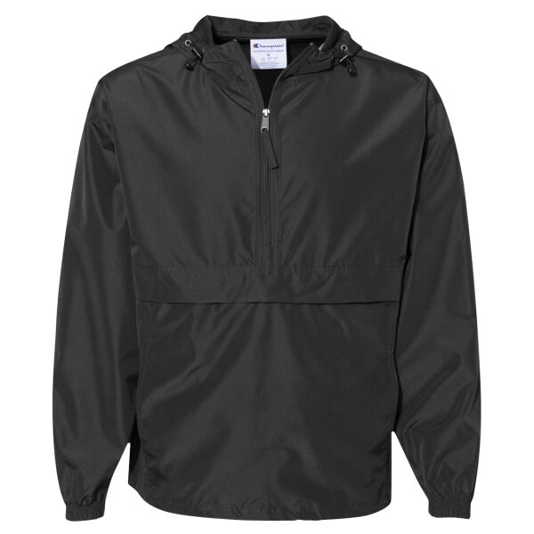 Adult Packable Anorak 1/4 Zip Jacket Thumbnail